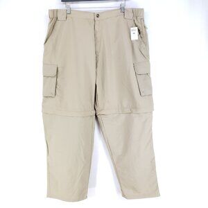 Dakota Grizzly Convertible Pants Men's Size 2XL Khaki
